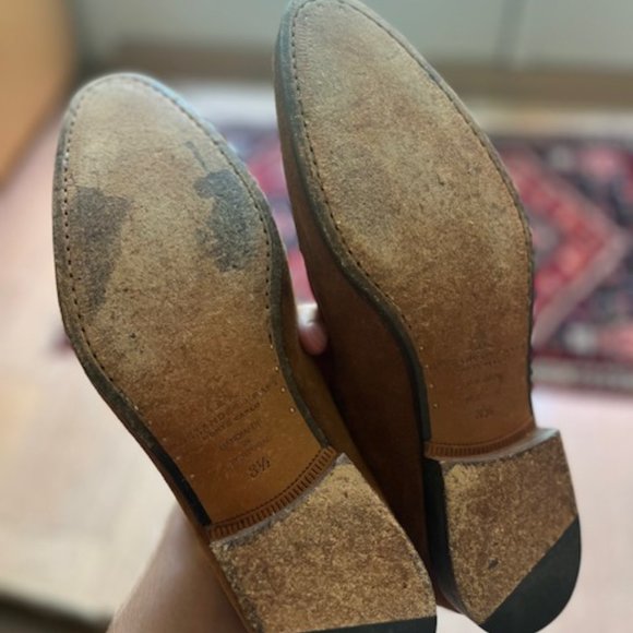 Alexander Kraft Monte Carlo handmade Belgian Loafers in Caramel Suede (42.5) main image 4